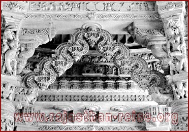 Carved Arch in Ranakpur, Rajasthan